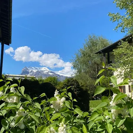 Appartement Lumineux Et Cosy En Rez De Jardin Saint-Gervais-les-Bains Exterior foto